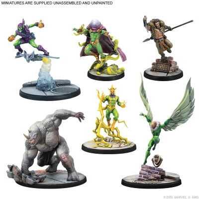 Marvel: Crisis Protocol &ndash; Spider-Foes Starter Set Inhalt