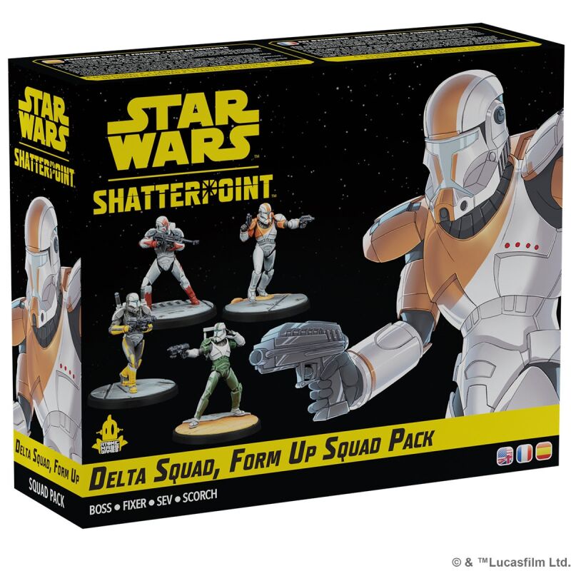 Star Wars: Shatterpoint – Delta Squad, Form Up Squad Pack Verpackung