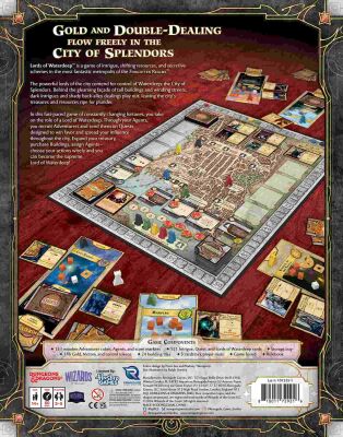 Dungeons &amp; Dragons Lords of Waterdeep (Englisch) R&uuml;ckseite