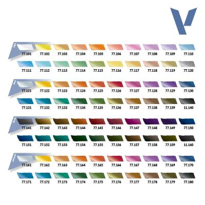 77.250 Full Collection Case (80 Farben) Chart