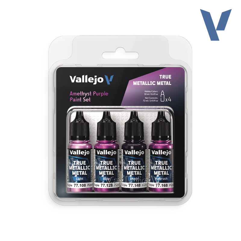 77.255 Amethyst Purple Paint Set Verpackung