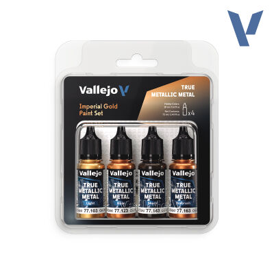 77.252 Imperial Gold Paint Set Verpackung