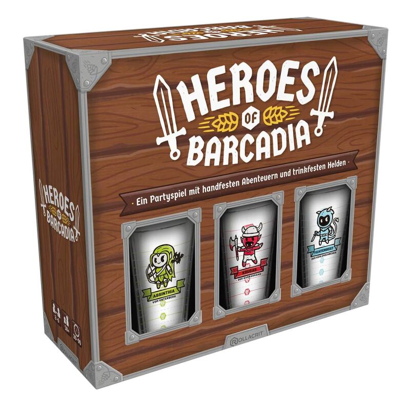 Heroes of Barcadia Verpackung vorne