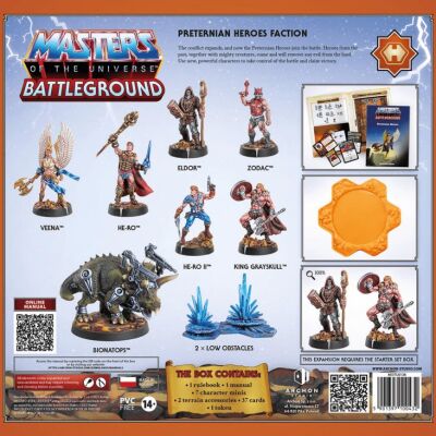 MotU Battleground - Wave 10: Preternian Heroes Faction (Deutsch) Inhalt