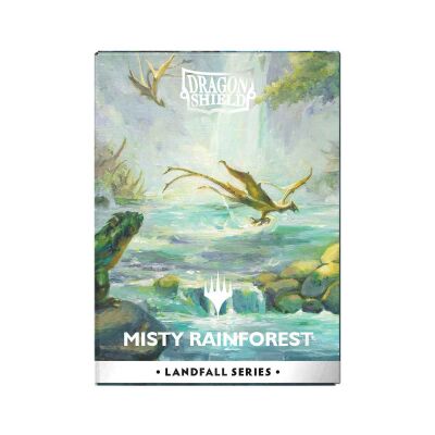 Dragon Shield Matte Dual Art Sleeves - MTG Landfall Series - Misty Rainforest (100)
