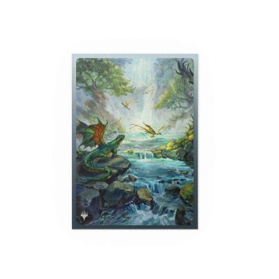 Dragon Shield Matte Dual Art Sleeves - MTG Landfall Series - Misty Rainforest (100)