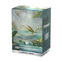 Dragon Shield Matte Dual Art Sleeves - MTG Landfall Series - Misty Rainforest (100)