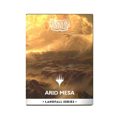 Dragon Shield Matte Dual Art Sleeves - MTG Landfall Series - Arid Mesa (100)