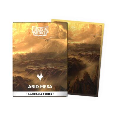 Dragon Shield Matte Dual Art Sleeves - MTG Landfall Series - Arid Mesa (100)