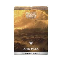 Dragon Shield Matte Dual Art Sleeves - MTG Landfall Series - Arid Mesa (100) H&uuml;lle Vorder- und R&uuml;ckseite