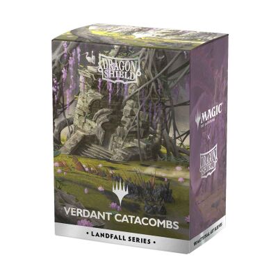 Dragon Shield Matte Dual Art Sleeves - MTG Landfall Series - Verdant Catacomb (100)