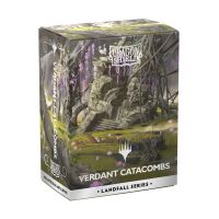 Dragon Shield Matte Dual Art Sleeves - MTG Landfall Series - Verdant Catacomb (100) Verpackung