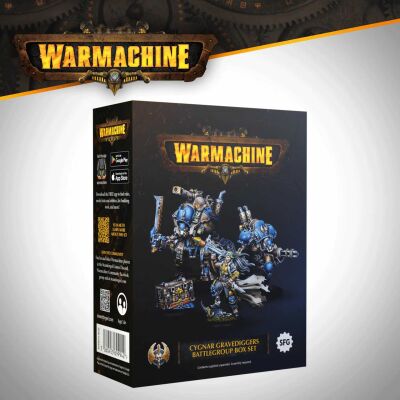 Cygnar Gravediggers Battlegroup Box Verpackung
