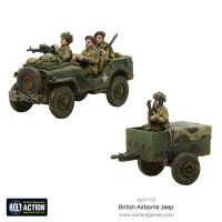 British Airborne Jeep &amp; Trailer