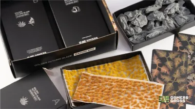 Golden Autumn Glade Basing Box Detail