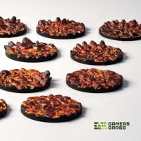 Molten Lava - Round 25mm (x12) Bases