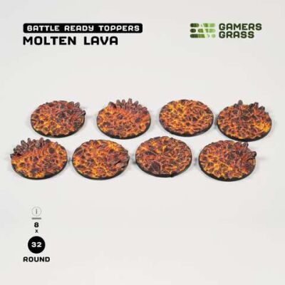 Molten Lava - Round 32mm (x8) Inhalt