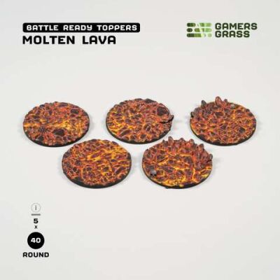Molten Lava - Round 40mm (x5) Inhalt