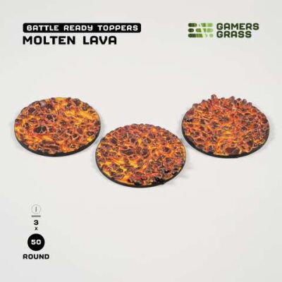 Molten Lava - Round 50mm (x3) Inhalt