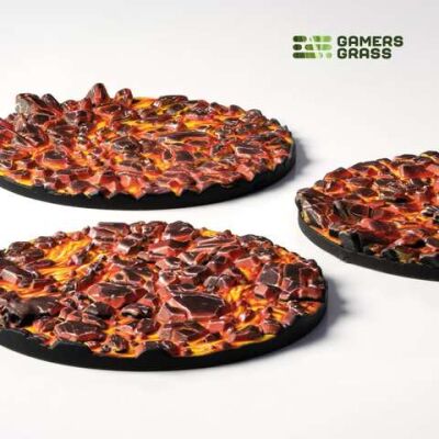 Molten Lava - Round 50mm (x3)