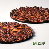 Molten Lava - Round 60mm (x2) Bases