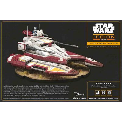 Star Wars: Legion &ndash; TX-130 Saber Tank R&uuml;ckseite