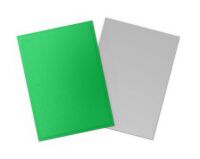 Dragon Shield Matte Dual Sleeves - Apple Green &amp; Silver (100)