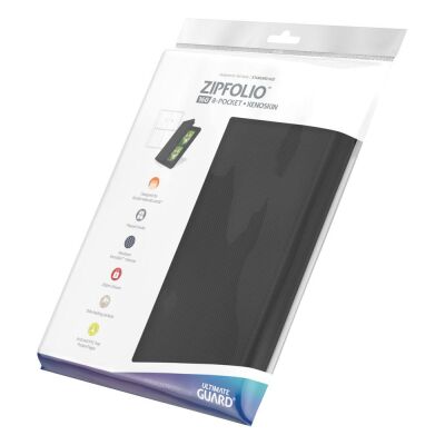 Ultimate Guard Zipfolio 160 Xenoskin Schwarz