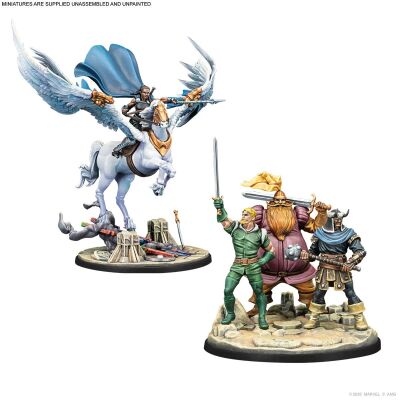 Marvel: Crisis Protocol &ndash; Valkyrie and Elendil &amp; Warriors Three Character Pack (Englisch) Inhalt