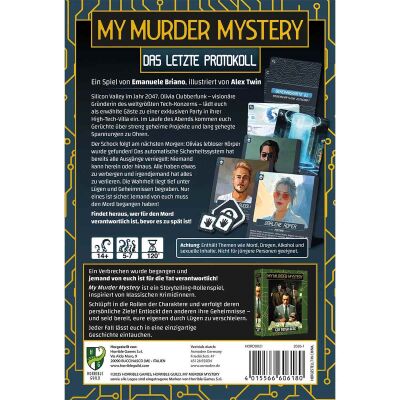 My Murder Mystery: Das letzte Protokoll R&uuml;ckseite