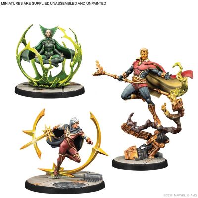 Marvel: Crisis Protocol &ndash; Adam Warlock, Moondragon &amp; Quasar Character Pack (Englisch) Inhalt
