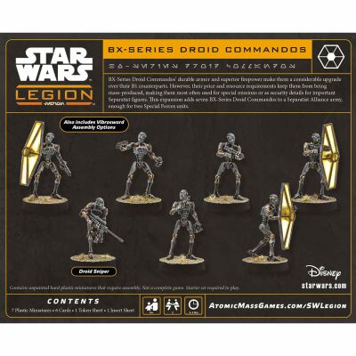 Star Wars: Legion &ndash; BX-Series Droid Commandos R&uuml;ckseite