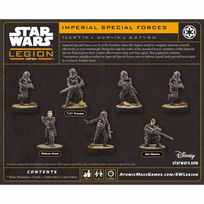 Star Wars: Legion &ndash; Imperial Special Forces R&uuml;ckseite