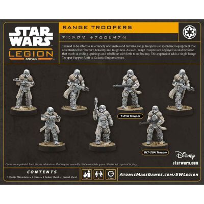 Star Wars: Legion &ndash; Range Troopers R&uuml;ckseite