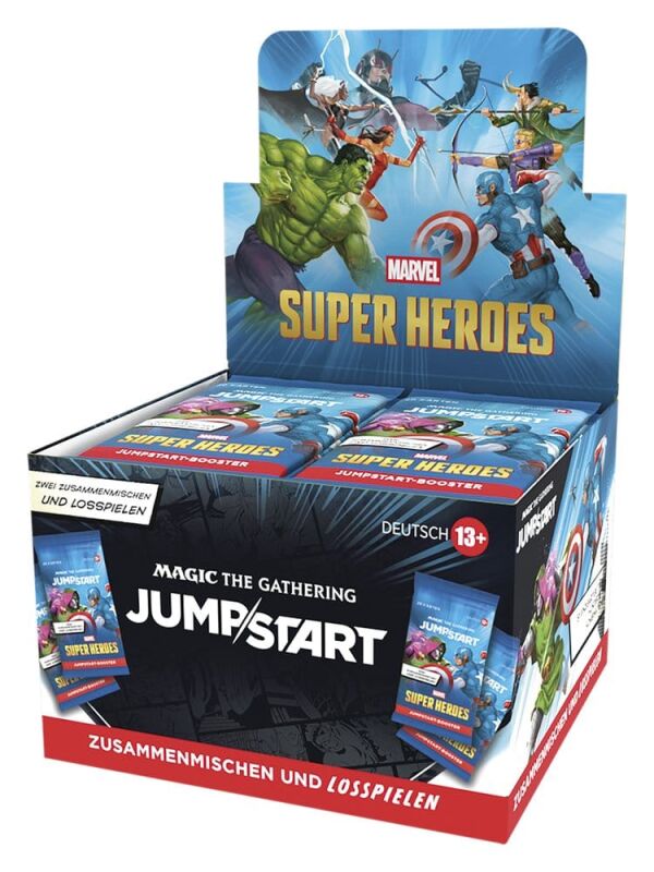 Marvel Super Heroes: Jumpstart Booster Display (Deutsch)