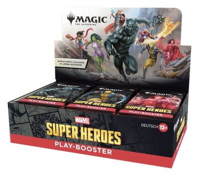 Marvel Super Heroes: Play Booster Display (Deutsch)