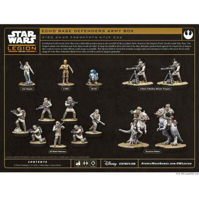 Star Wars: Legion &ndash; Echo Base Defenders Army Box R&uuml;ckseite