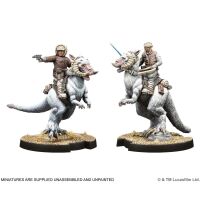 Star Wars: Legion &ndash; Captain Solo &amp; Commander Skywalker on Tauntauns