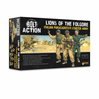 Lions of the Folgore - Italian Paracadutisti Starter Army...
