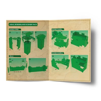 Assail Borderlands Scenery Pack Inhalt