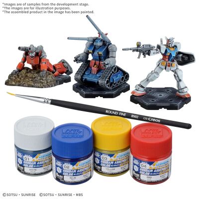 Gundam Assemble Paint Pack 01 Inhalt