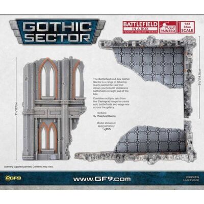 Gothic Sector: Castograd Hab Block Big Ruins Minis