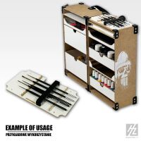Portable Hobby Station - Brushes and Tool Insert