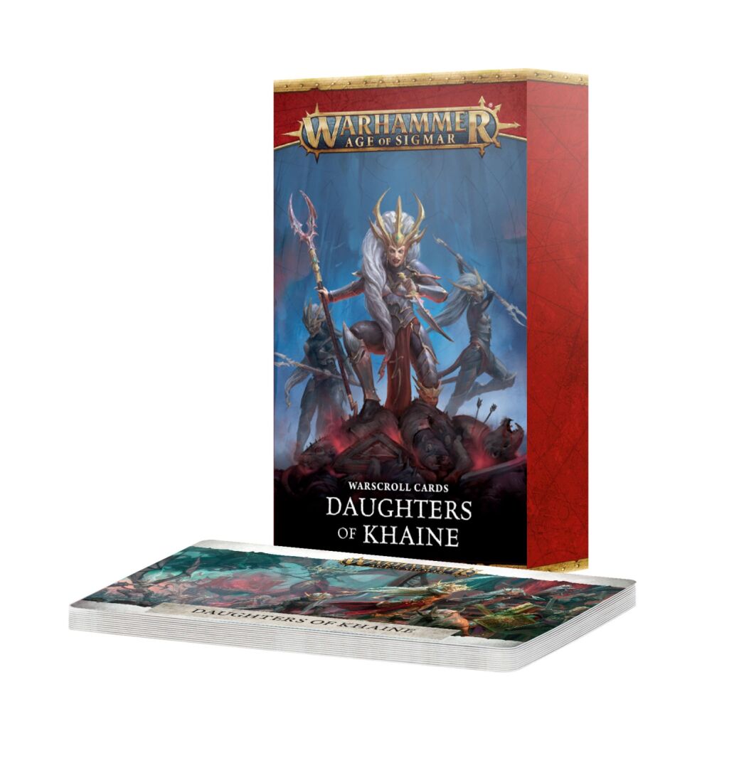 Games Workshop Schriftrollenkarten: Daughters of Khaine (Deutsch) 85-06