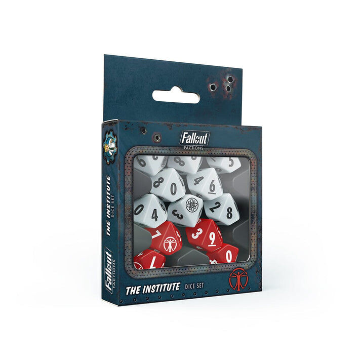 Fallout: Factions - Dice Set: The Institute Verpackung
