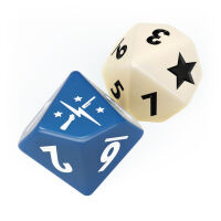 Fallout Factions: Dice Set: The Minutemen Inhalt