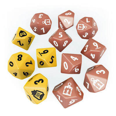 Fallout Factions: Dice Set: The Railroad Inhalt