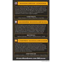 Star Wars: Legion - Mandalorian Leaders R&uuml;ckseite