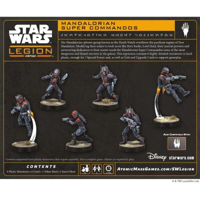 Star Wars: Legion - Mandalorian Super Commandos R&uuml;ckseite