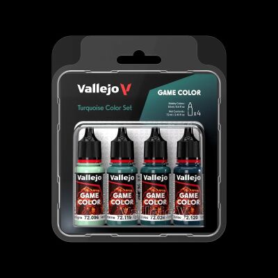 Game Color: Turqoise Color Set (4x18ml) Front
